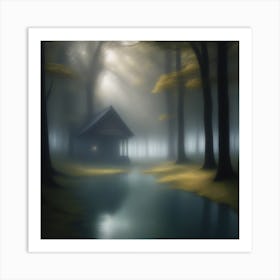 House In The Forest Art Print