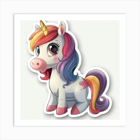 Unicorn Sticker 29 Art Print