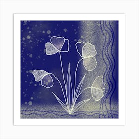 Flower Nature Abstract Art 1 Art Print