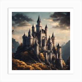 Castle Stock Videos & Royalty-Free Footage 1 Art Print