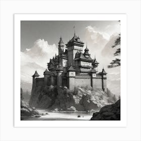 Fantasy Castle Art Print