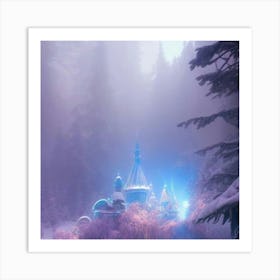 Frozen Castle Art Print