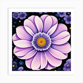 Purple Flower Art Print