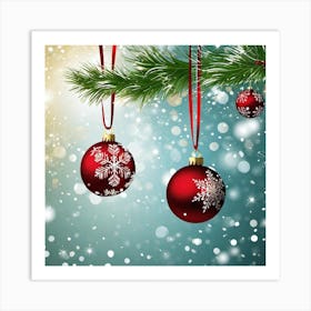 Christmas Ornaments 20 Art Print