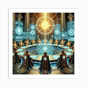 High Solar Council Converted Art Print