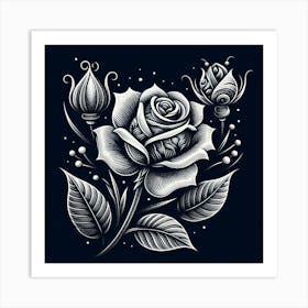 Rose 6 Art Print