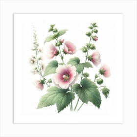 Mallow Art Print