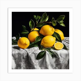 Lemons 1 Art Print