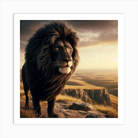 Lion King 45 Art Print