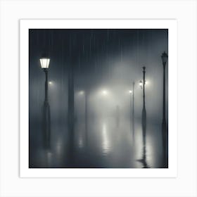 Night In Venice Art Print