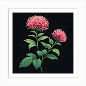 Design of Mimosa Art Print