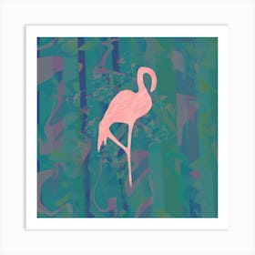 Flamingo of a Feather Art Print