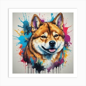 Shiba Inu 56 Art Print