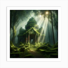 Ancient temple 1 Art Print