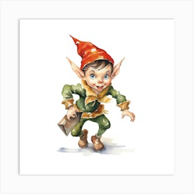 Elf On The Shelf Art Print