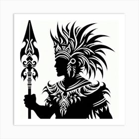 Indian Warrior Art Print