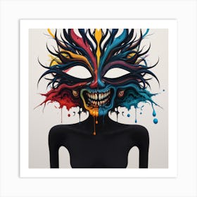 'Death Mask' Art Print