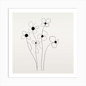 Flower Wall Decal Art Print