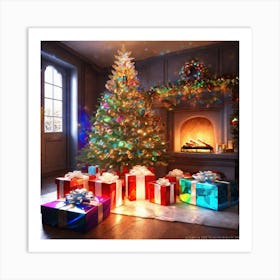 Christmas Tree 40 Art Print