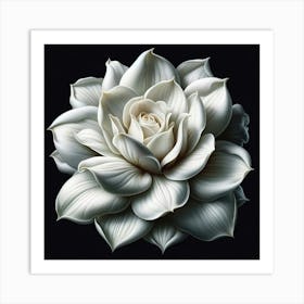 White Lotus 1 Art Print