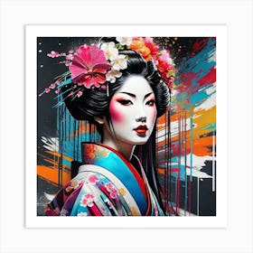 Geisha 148 Art Print