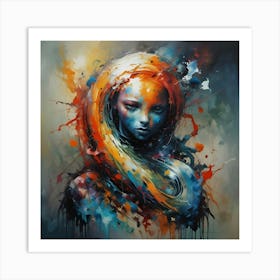 Abstract By Naomi Art Print