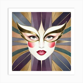 Masquerade Mask Art Print