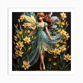 Daffodil Fairy 1 Art Print