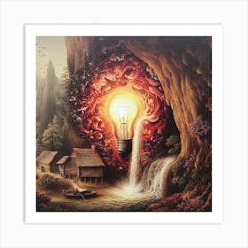 Lightbulb 3 Art Print