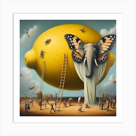 Lemonade weird Art Print