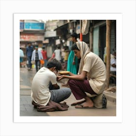 Street Children Art Print