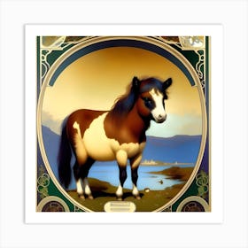 Scottish Pony Art Print