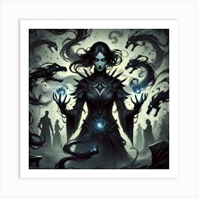 Queen Sorath Shadow Influence Art Print