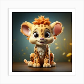 Lion Cub 8 Art Print