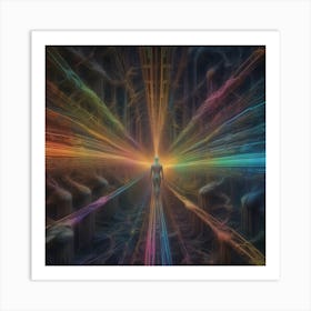 Psychedelic Dreamscape Art Print