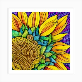 Sunflower 26 Art Print