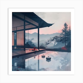 Asian House 1 Art Print