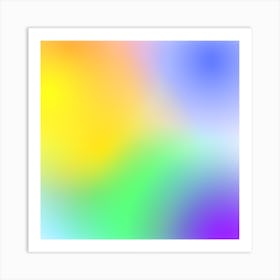 Abstract Colorful Background 24 Art Print