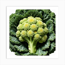 Close Up Of Broccoli 22 Art Print