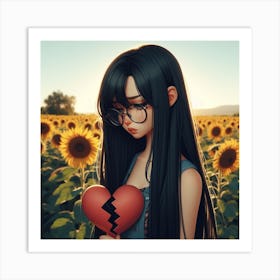 Broken Heart Art Print