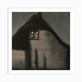 House At Night Art Print