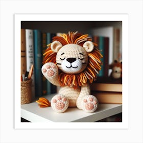 Amigurumi, Lion 3 Art Print