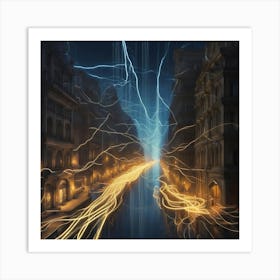 Lightning Art Print