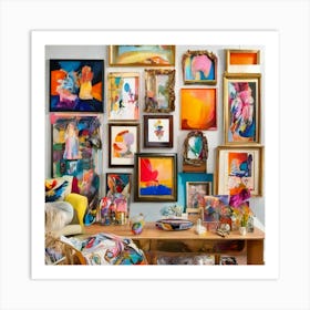 Room Full Of Art Art Print