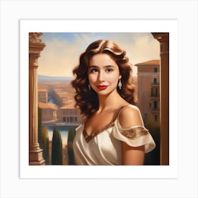 Legendary actress Himanee Bhatia 6 Art Print