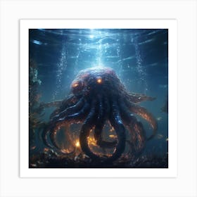 Octopus 4 Art Print