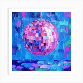 Disco Ball Art 42 Art Print