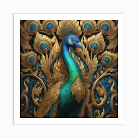 Peacock 1 Art Print