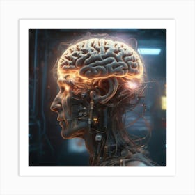 Human Brain 37 Art Print