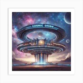 Cosmic Oasis Art Print